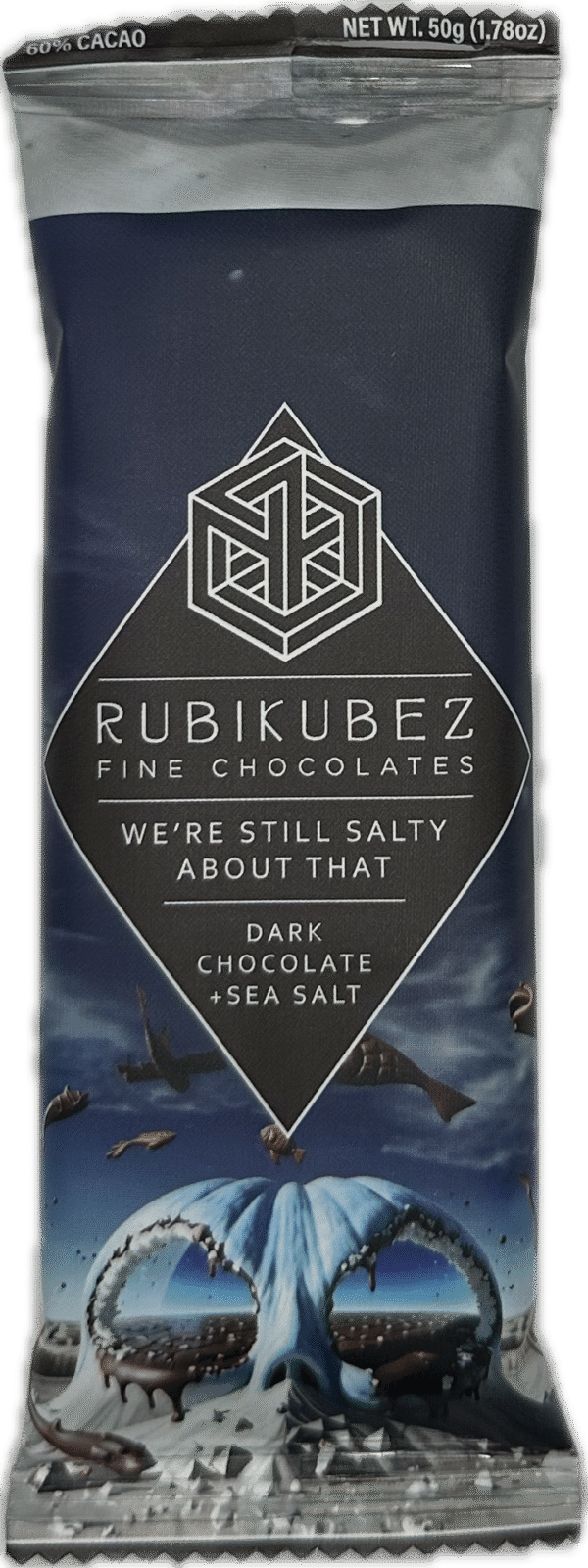 Rubikubez Dark Chocolate + Sea Salt