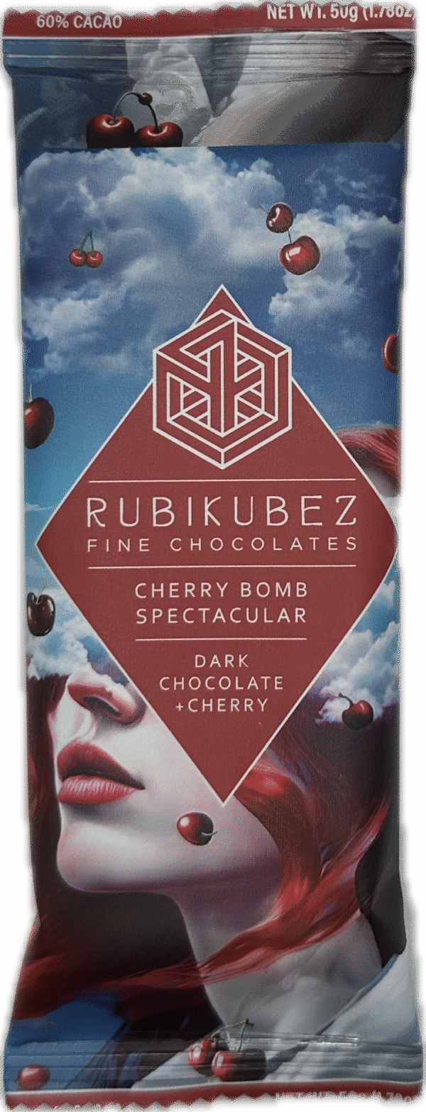 Rubikubez Dark Chocolate + Cherry
